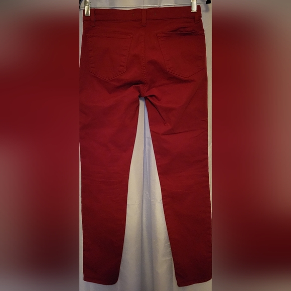 * * J BRAND black cherry stretchy skinny leg jeans Final Discount - Picture 2 of 6